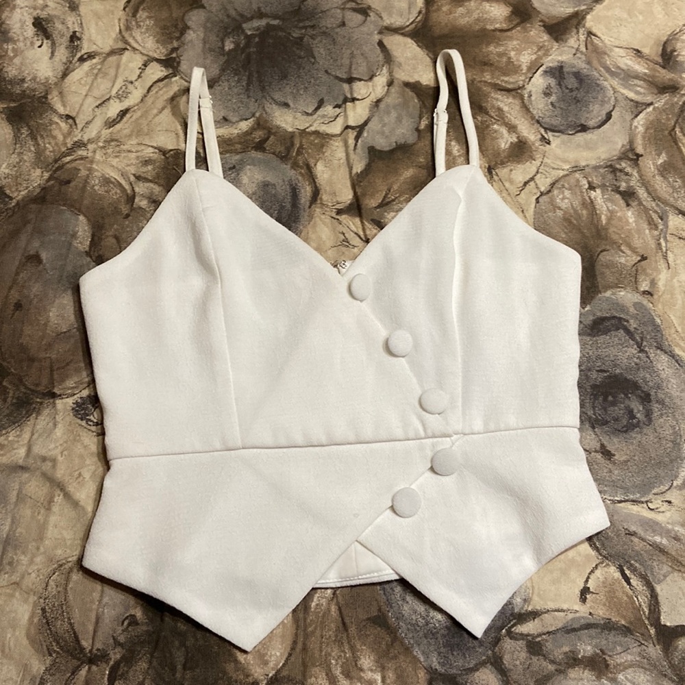 White top/cami, size: small, brand:forever 21